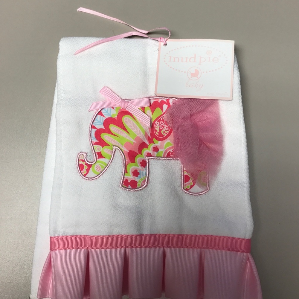 NWT MUD PIE ELEPHANT BURB RAG