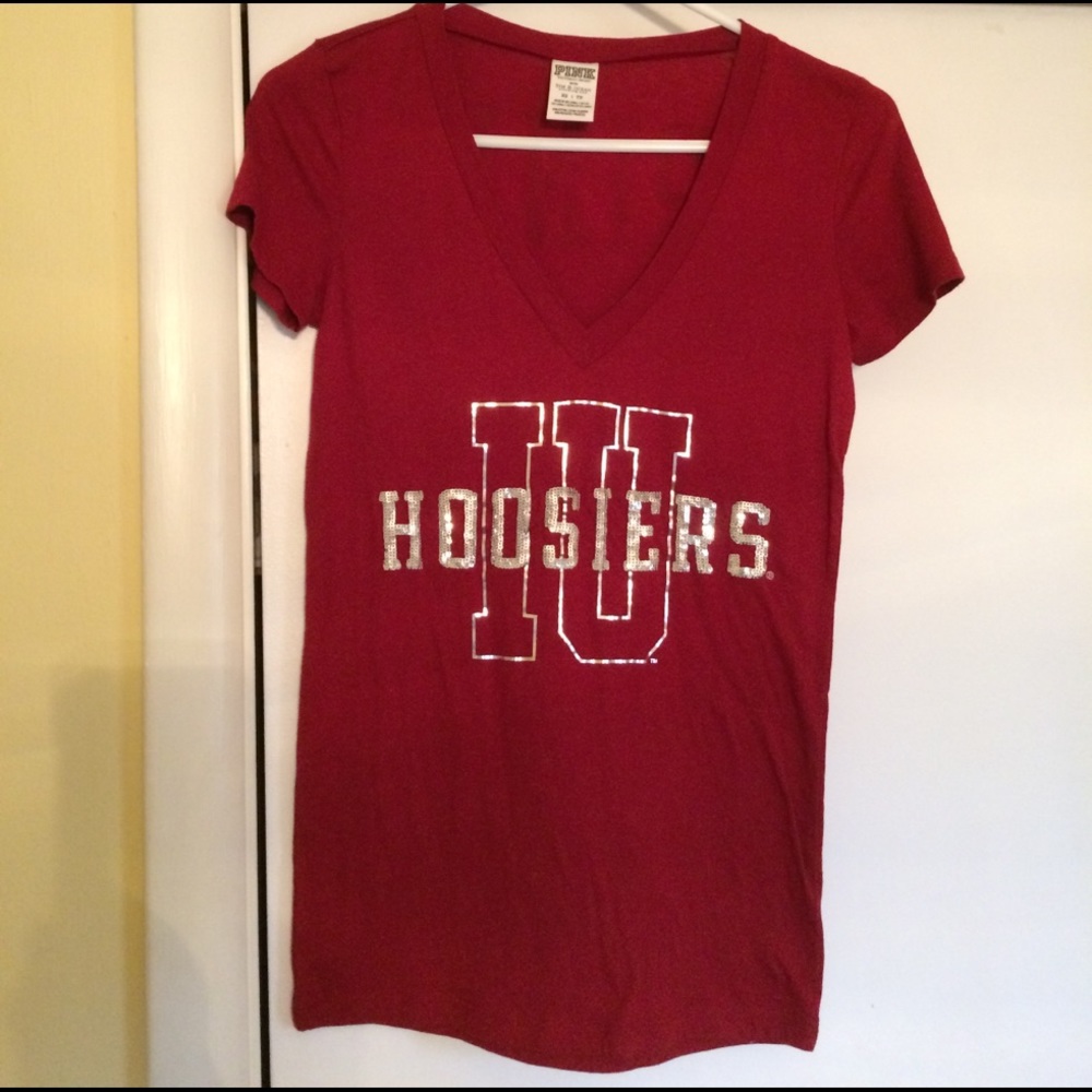 PINK v neck tee