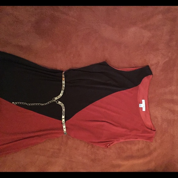 💥💥💥Reduced! Short sleeve brown/rust dress.💥💥 - Picture 3 of 4