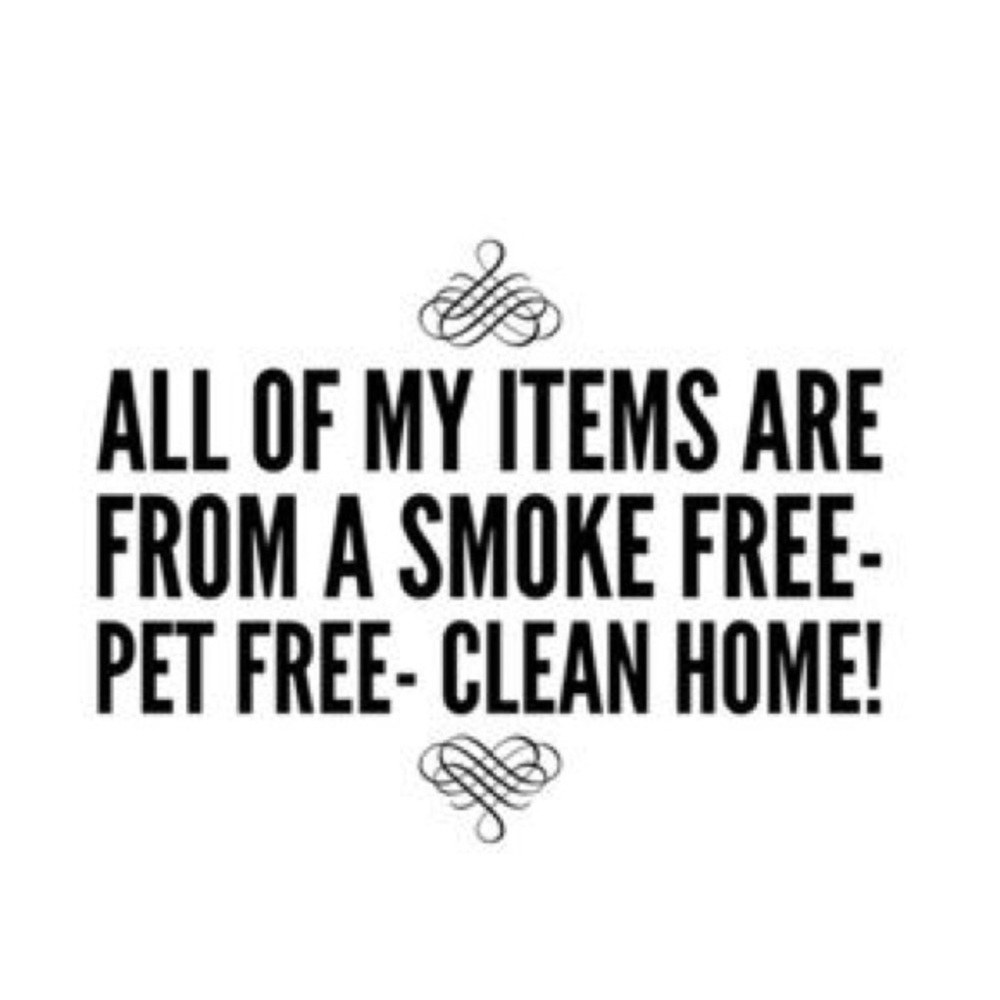 Our home is pet free and smoke free:)