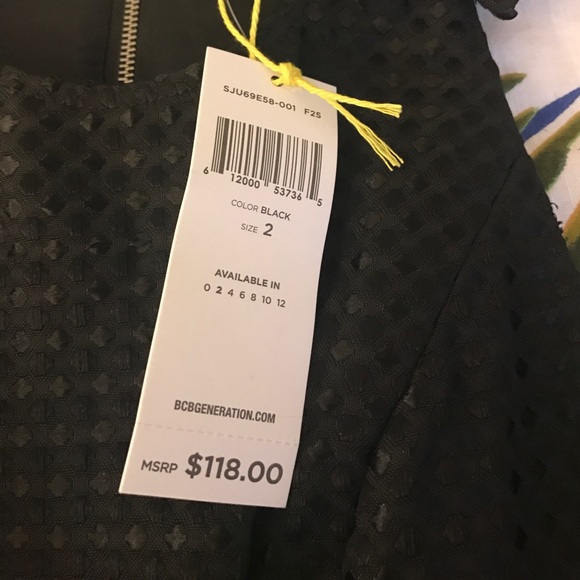 NWT Black BCBGeneration Dress - Picture 3 of 4