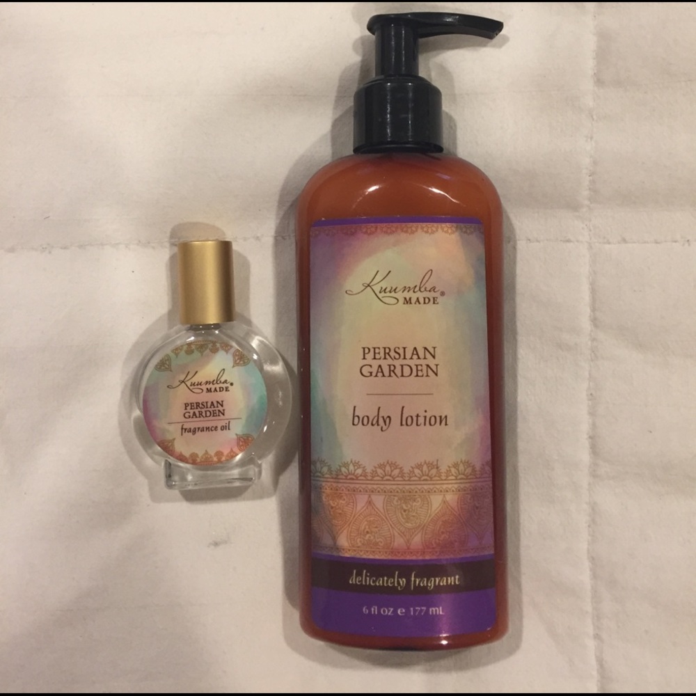 Lotion and fragrance oil