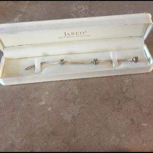 Pandora bracelet with (2) stoppers