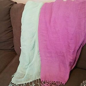 Warm weather scarves