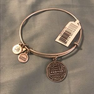 Alex and Ani "Positive Is How I Live" bangle