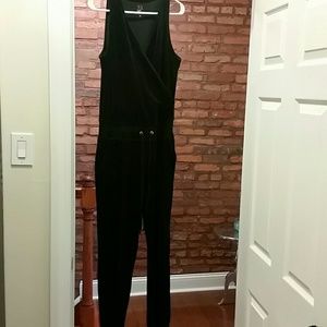 NY&Co Velvet Jumpsuit