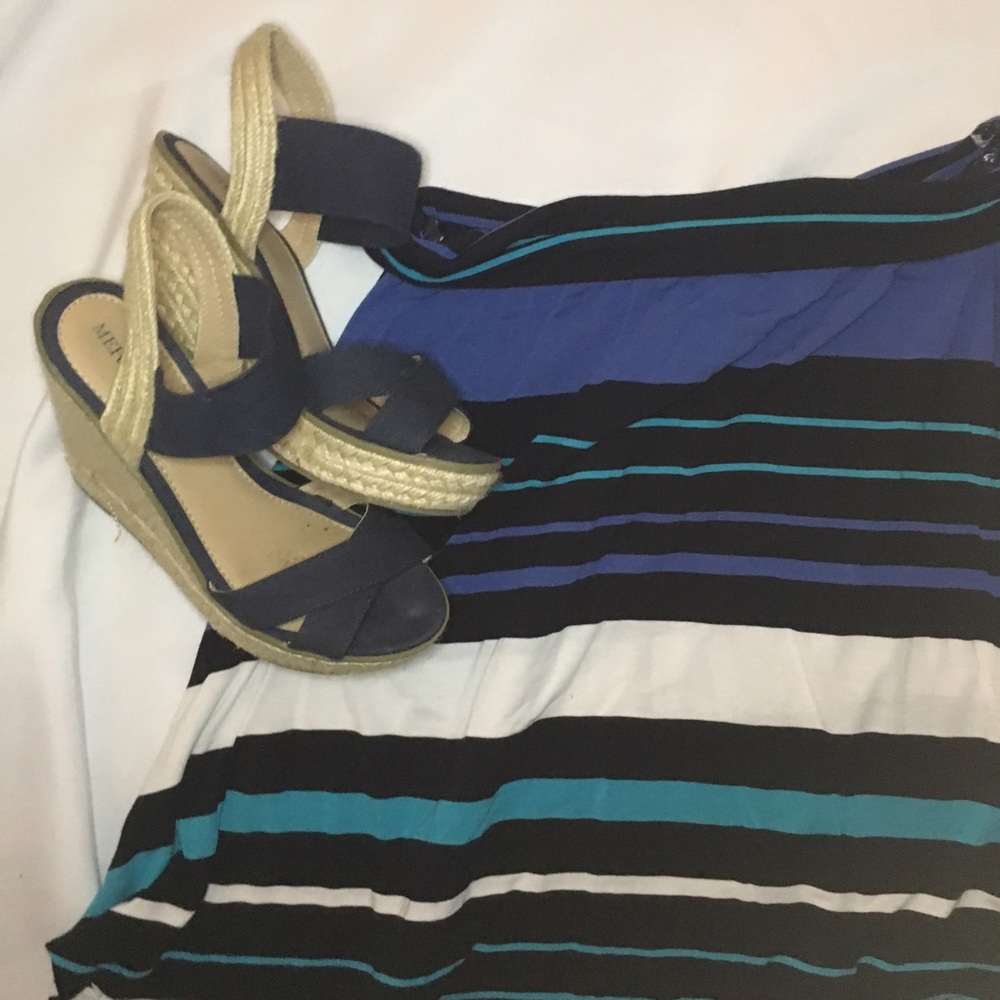 Jersey Striped Skirt