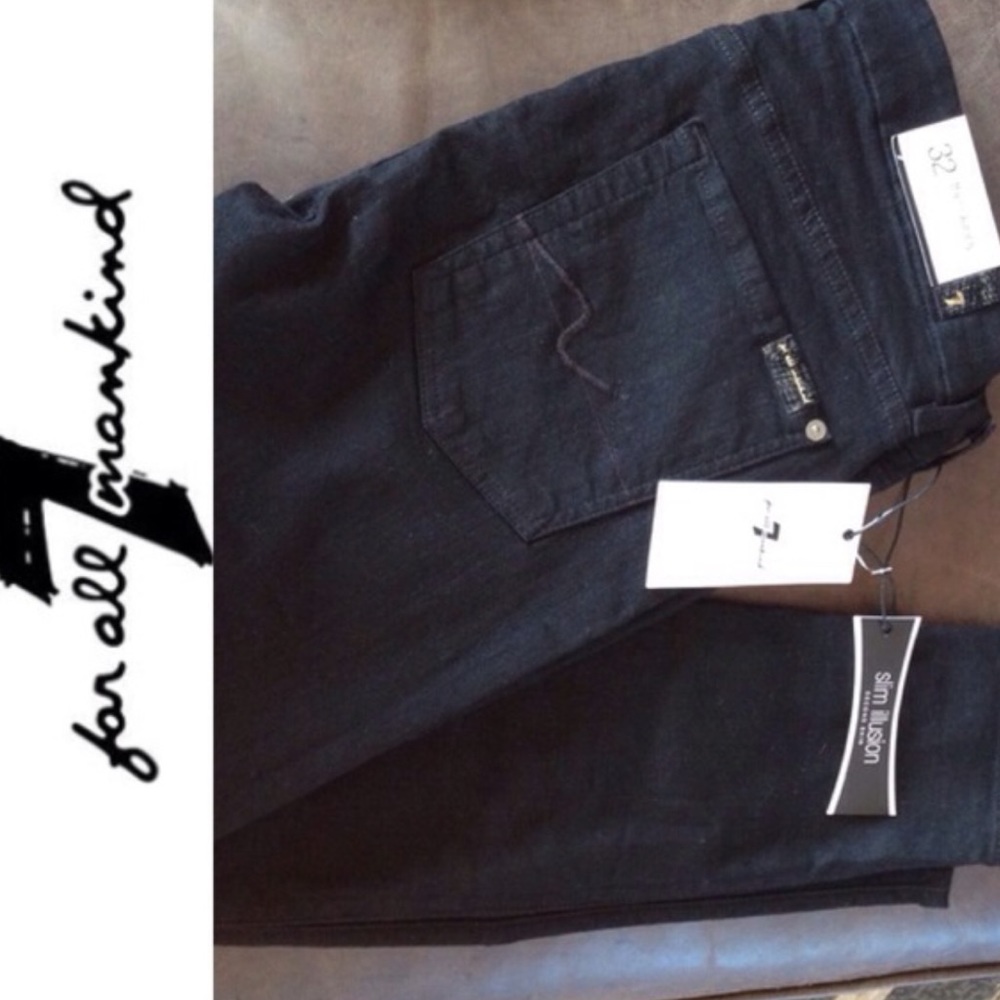 ISO 7 For All Mankind Illusion Skinny size 32