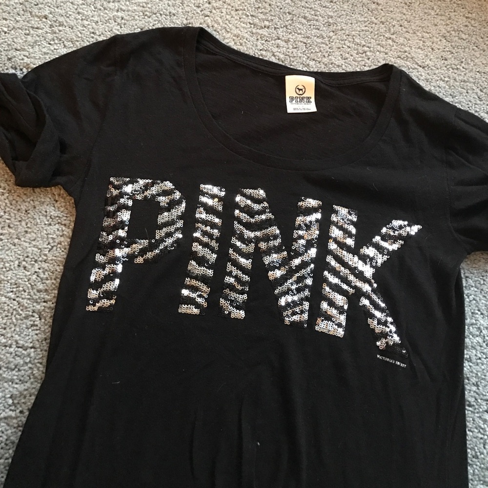 VS Pink Zebra Sparkles Shirt