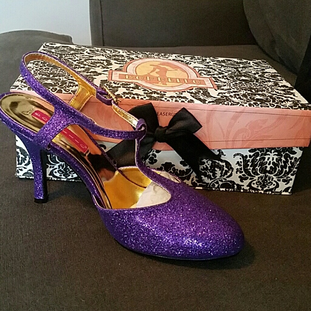 Bordello strappy glitter heals