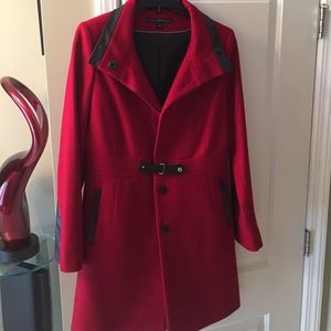 Via Spiga red and black beautiful coat.