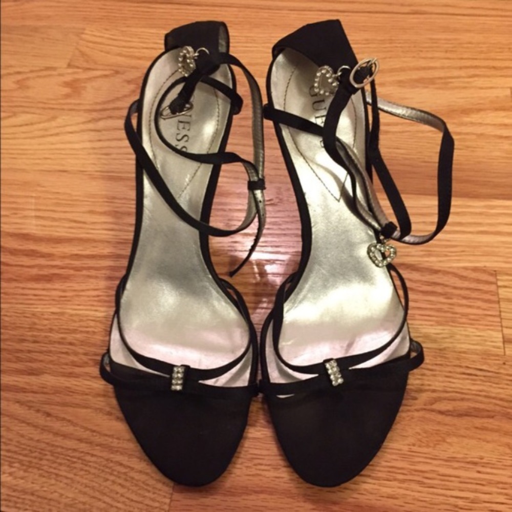 Black Strap Heels