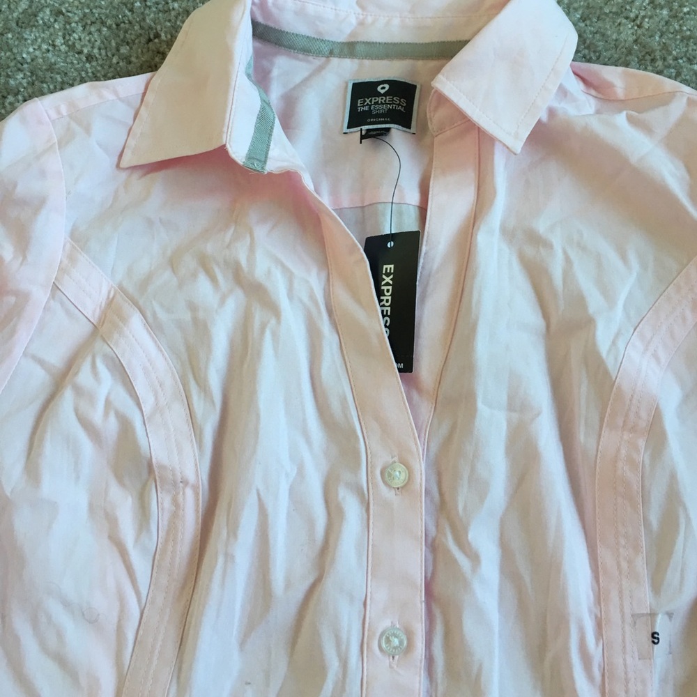 Pink Business ButtonUp - Picture 2 of 4