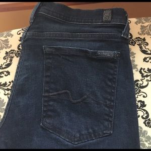 7 For All Mankind Dark Straight Leg Jeans