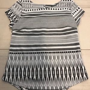 Aztec inspired short sleeved shirt