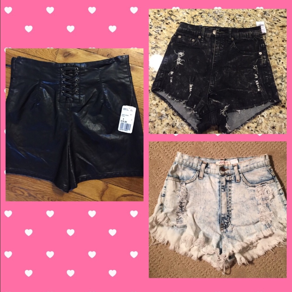 3 pair of shorts