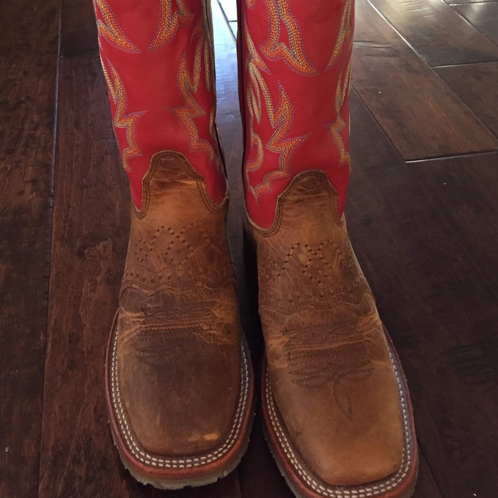 Women's Double H boots Like New!