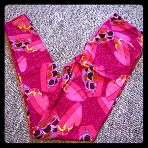 NWT LuLaRoe Valentine's OS Leggings