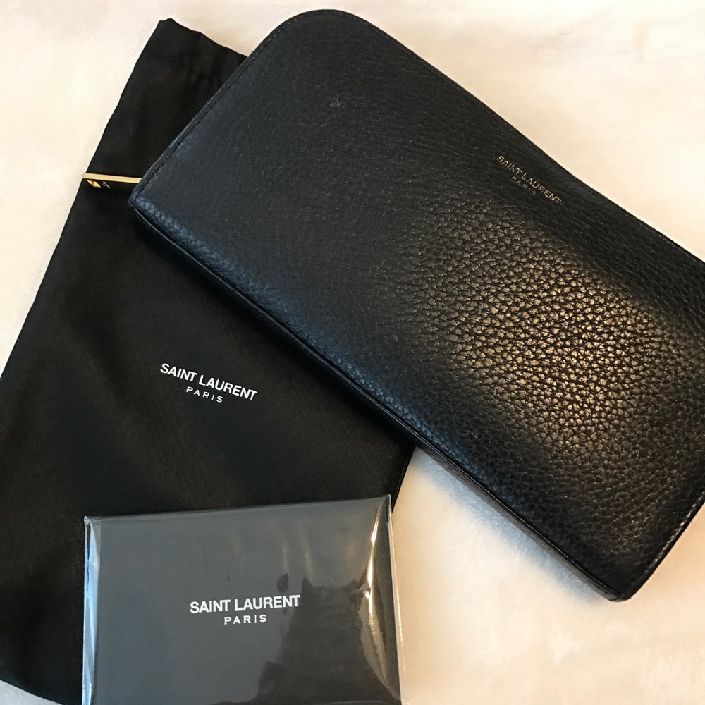 Saint Laurent black wallet