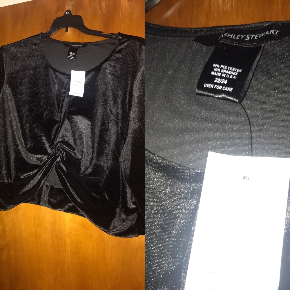 Ashely Stewart Plus Crop Top (never worn)