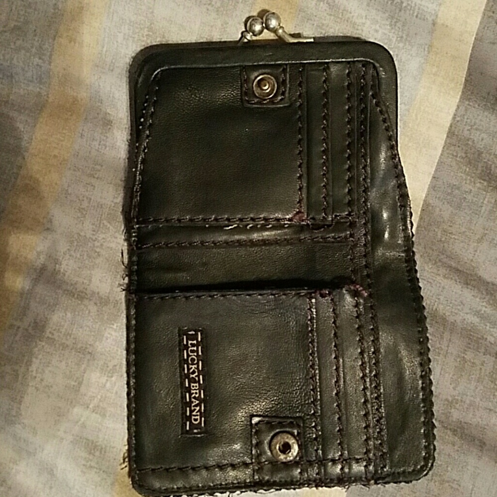 Never used Lucky Brand leather wallet