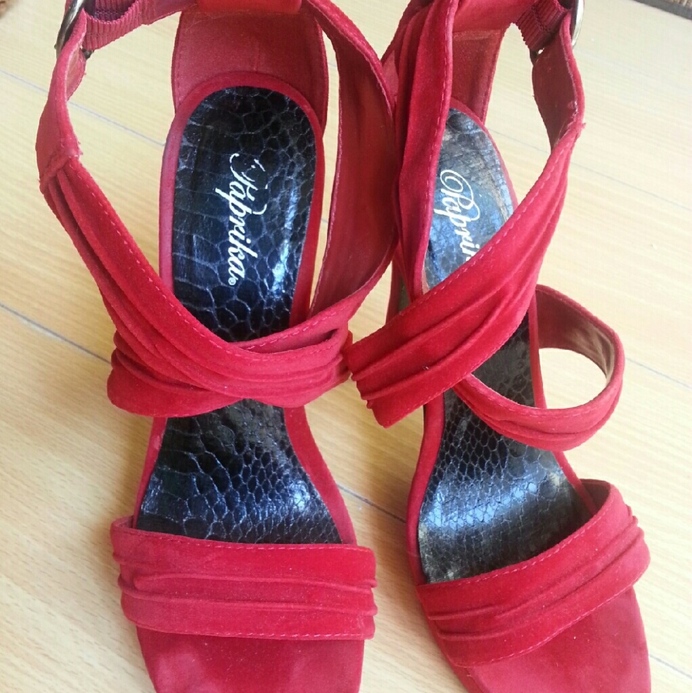 🌟Sale 🌠Paprika Red high heels