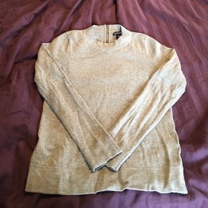 Gray cashmere blend sweater
