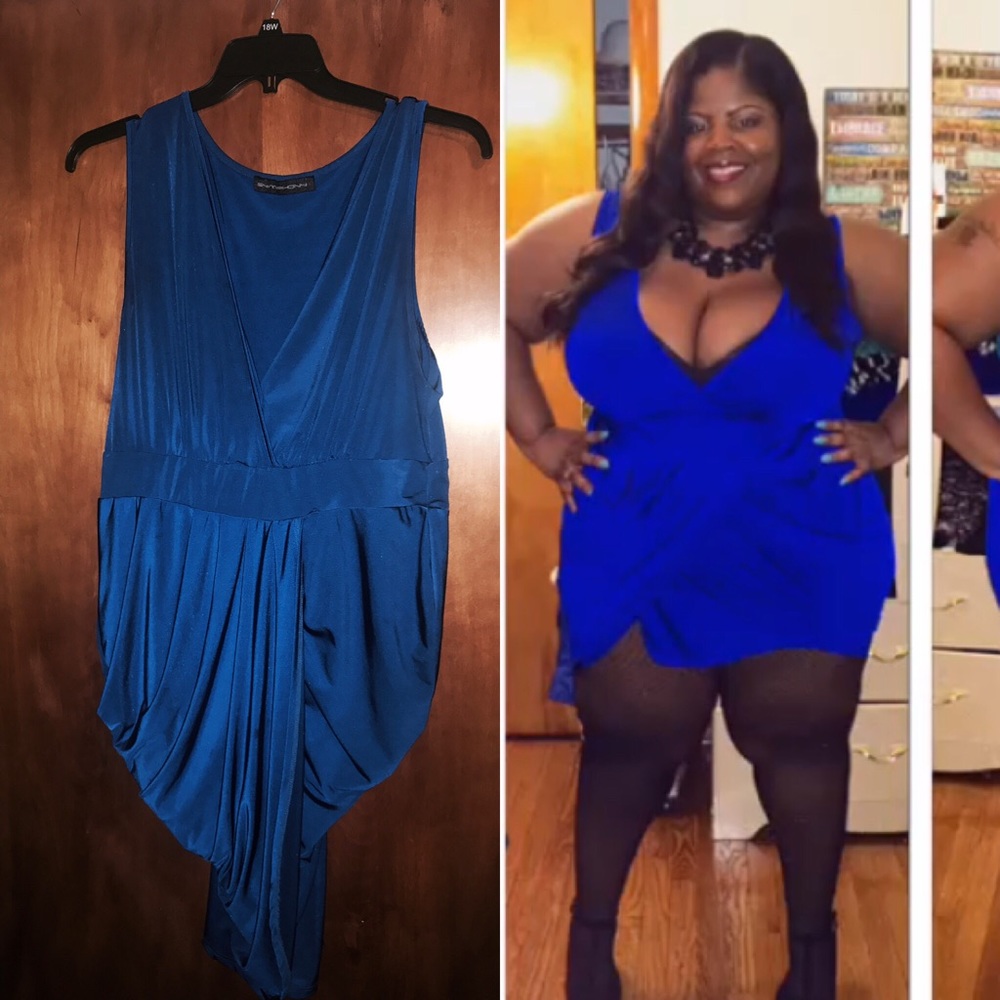 Blue Mini Dress Size 2x