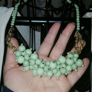 Beautiful Mint Green Bauble Necklace