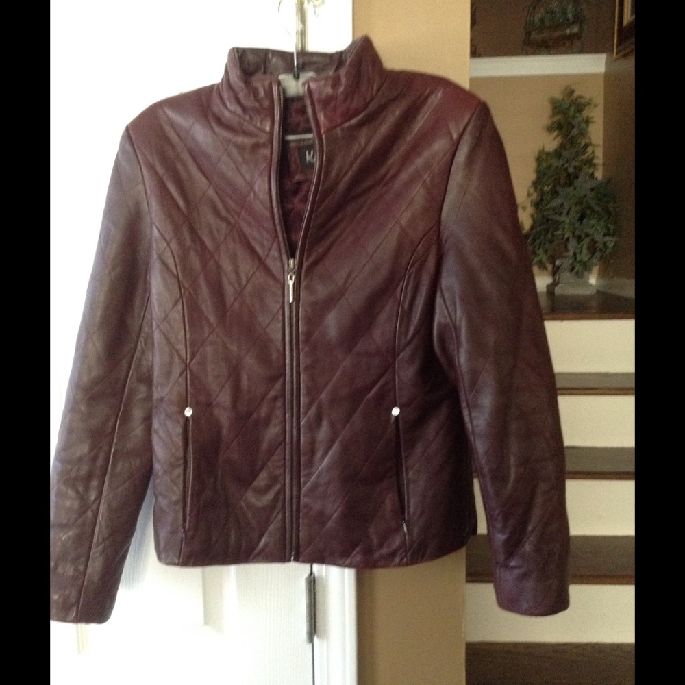 KASPER leather jacket