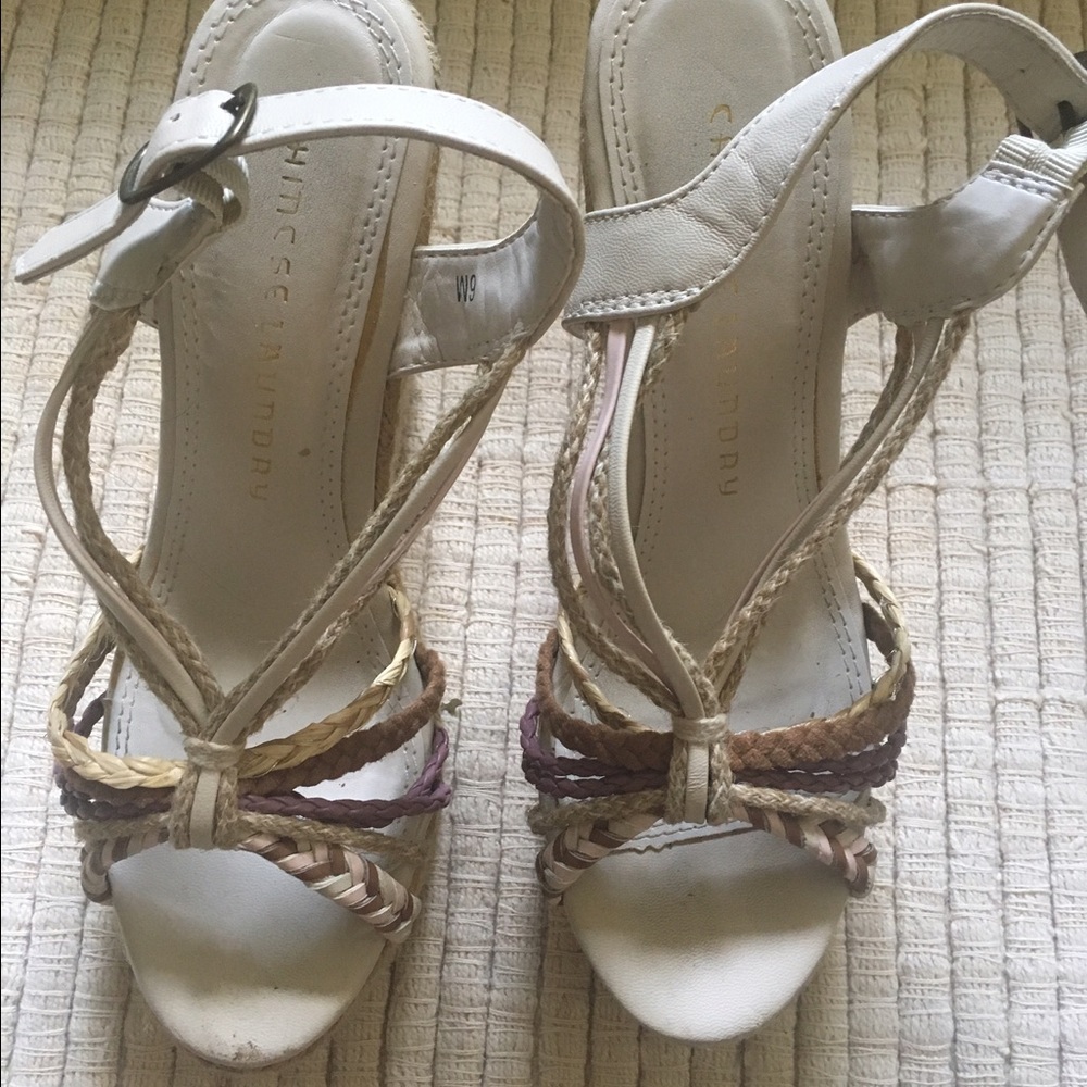 Chinese Laundry espadrilles. Size 6.