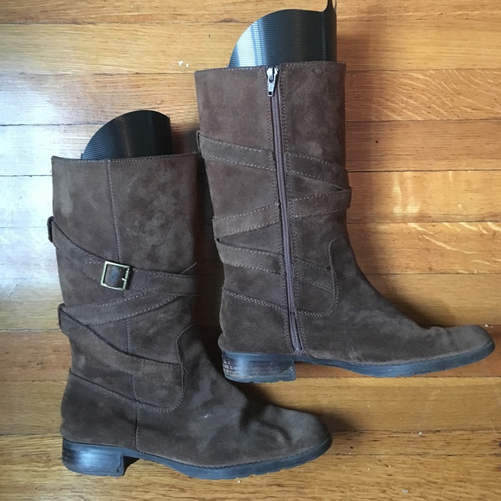 Ralph Lauren suede boots