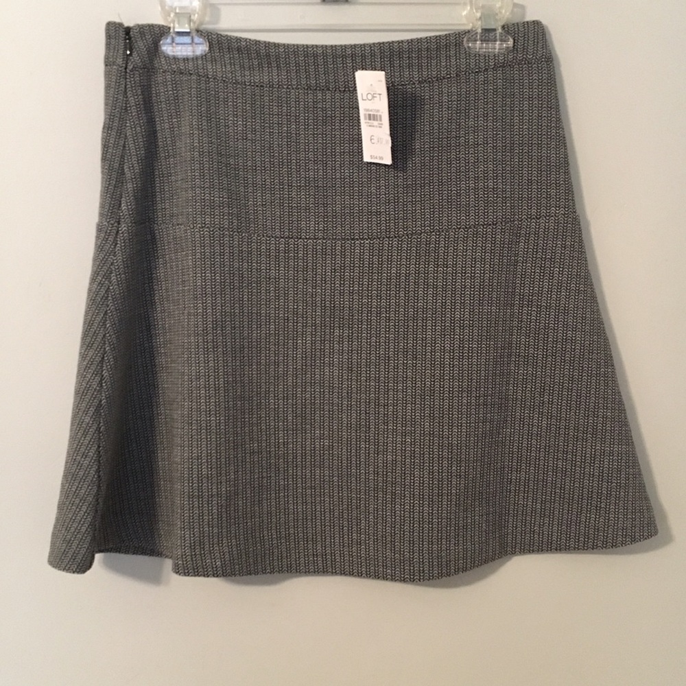 LOFT Fluted Mini Skirt