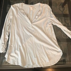 Sundance 3/4 sinched sleeve T-Shirt. Sz M