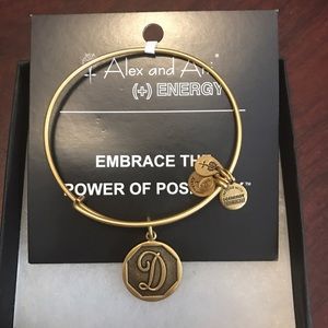 Brand new Alex and Ani "D" initial bangle