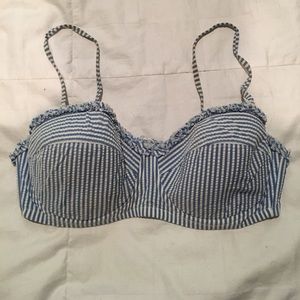 J. Crew seersucker bikini