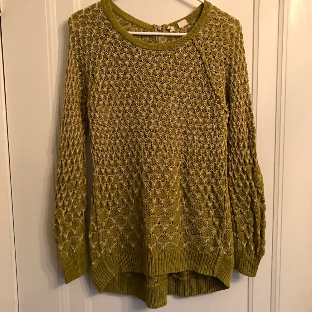 MOTH Anthropology Knit Pullover Sweater Small