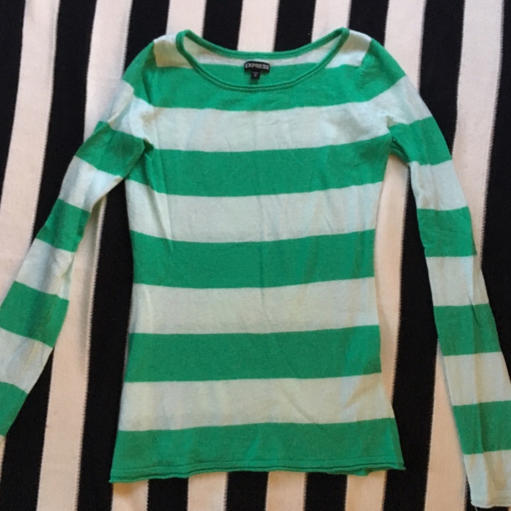 Express striped sweater