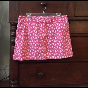 J crew pink starfish skirt