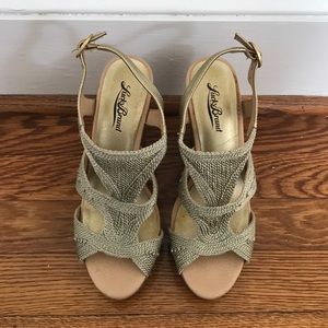 Lucky Brand Metallic Wedges