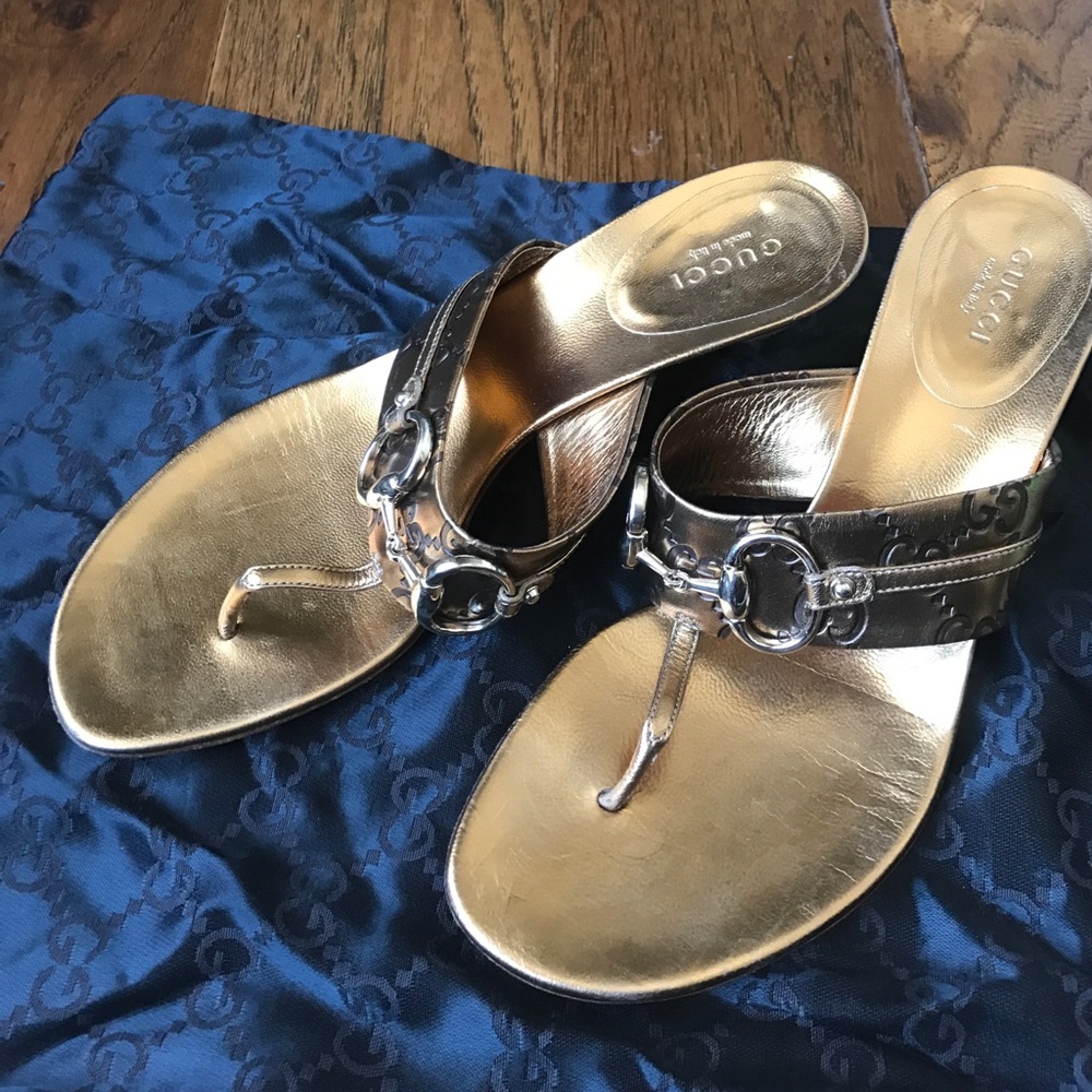 Gucci copper sandals*half off*