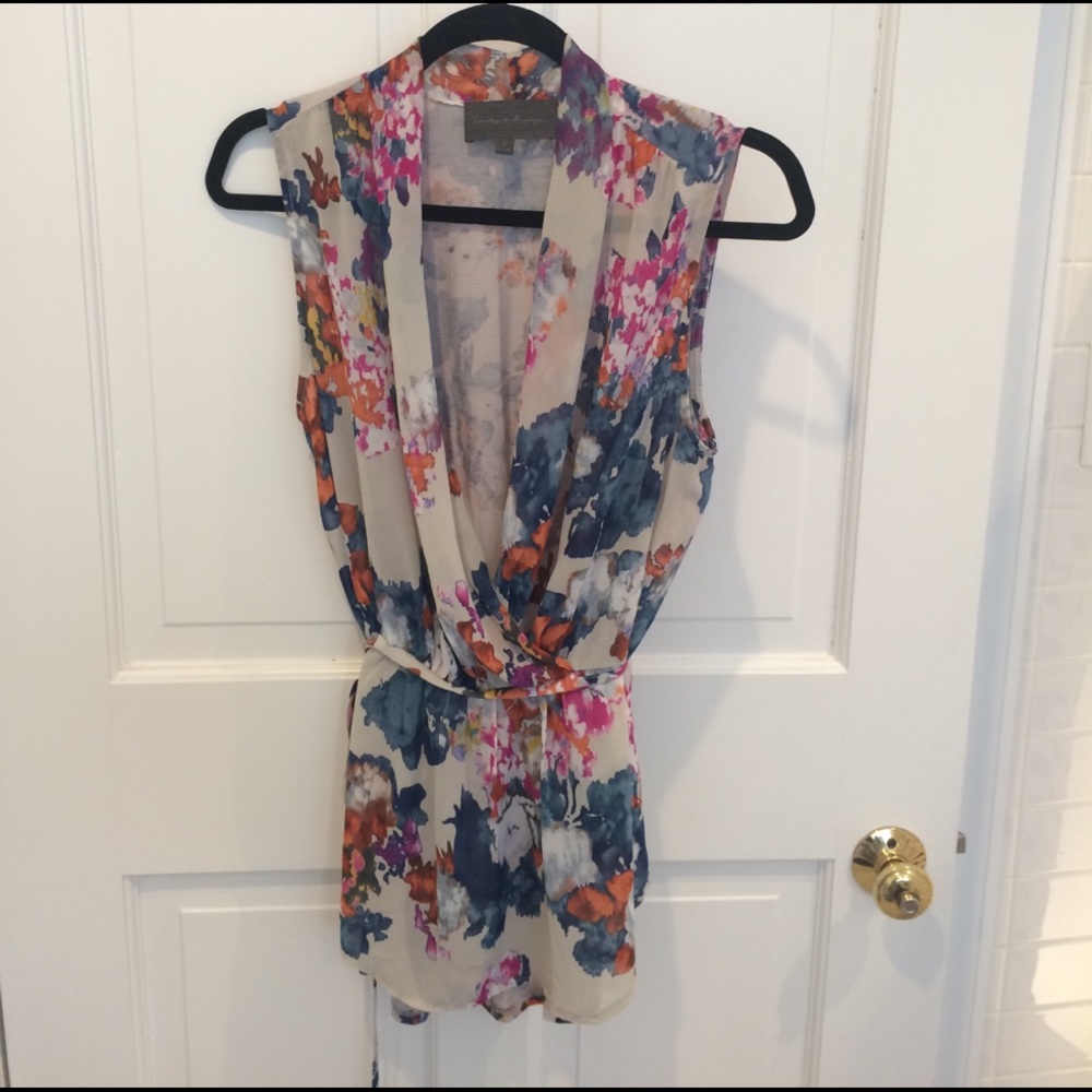 Anthropologie Sleeveless Blouse