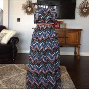 Aztec Maxi dress
