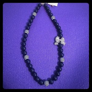 Kate Spade Bow beaded necklace
