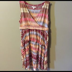 New York and Company colorful sleeveless dress