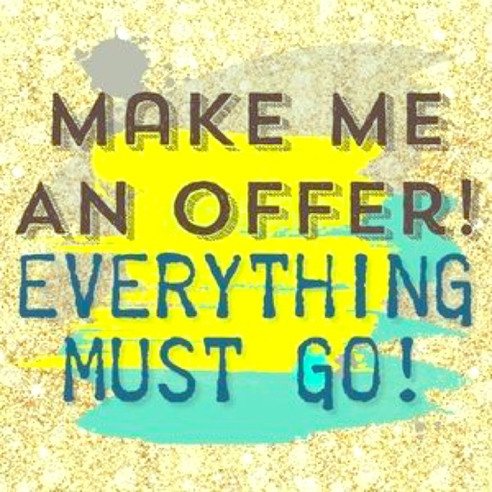 EVERYTHING. MUST. GO. CLOSET CLEANOUT!!