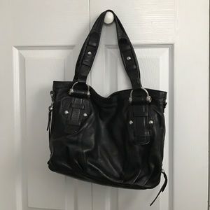 B. Makowsky black leather purse-super soft leather