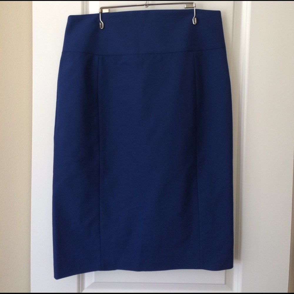 Blue Pencil Skirt