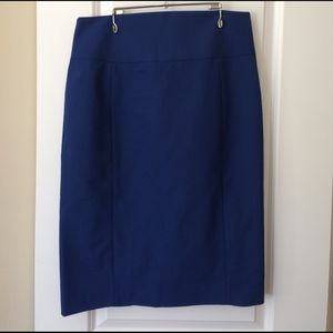 Blue Pencil Skirt