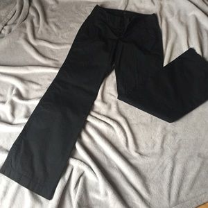 Black wide leg pants
